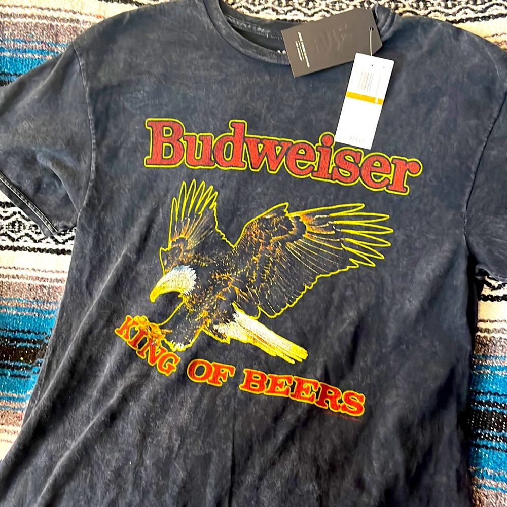 NWT Junk Food Retro Budweiser Tee